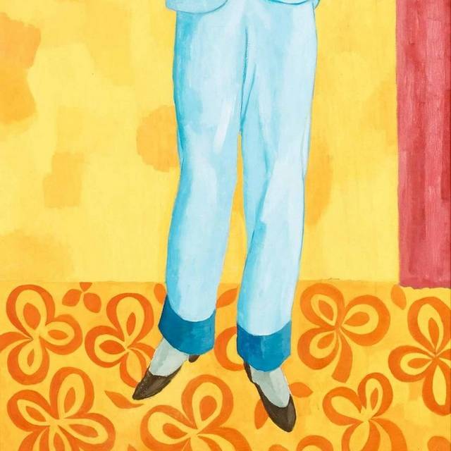 表演的男士欧美抽象装饰画