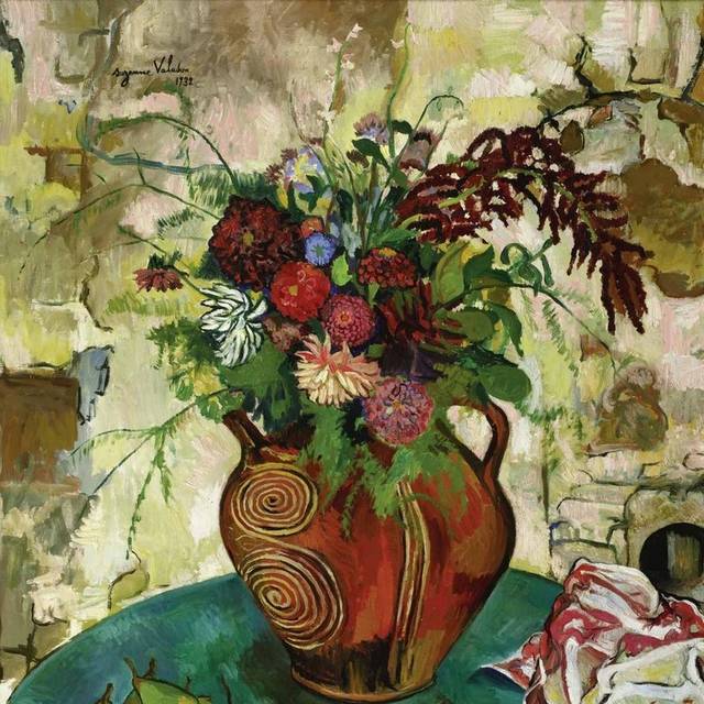 抽象蔬果花瓶油画装饰画2