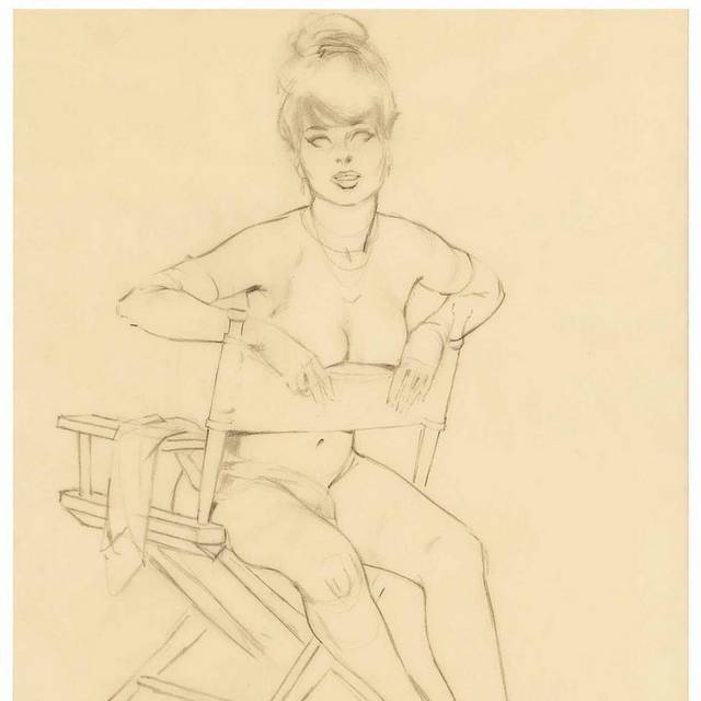简约复古美女装饰画