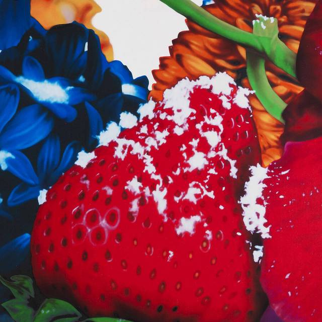 抽象草莓装饰画