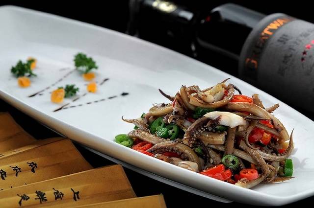 脆椒鱿鱼须图片