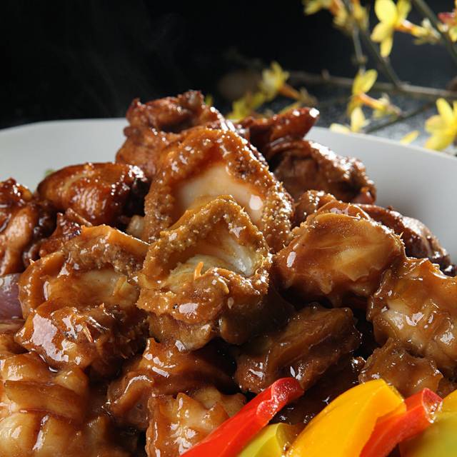 清远鸡焖鲜鲍1