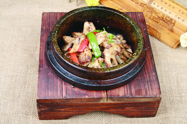 潮州肉饼爆莲藕图片