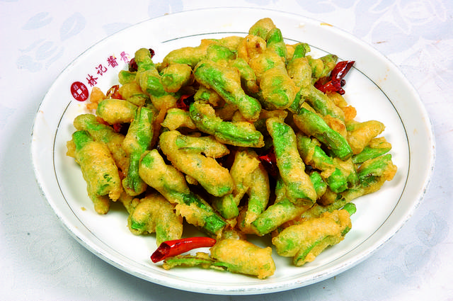盐酥豆角图片