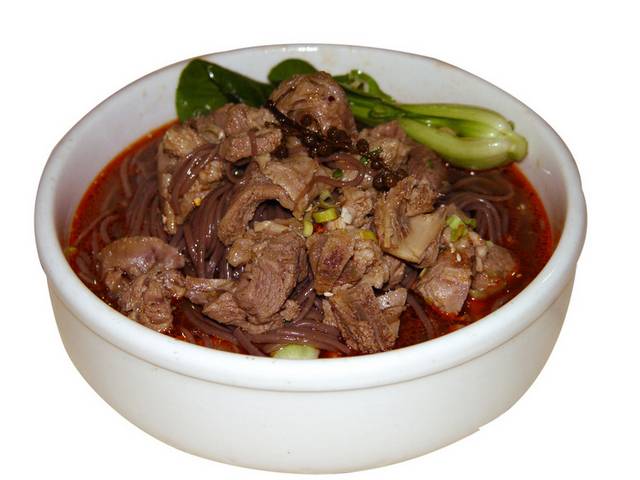 蕨根粉鸡块图片