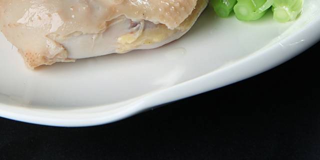 菜胆炖只翅鱼翅鸡图片