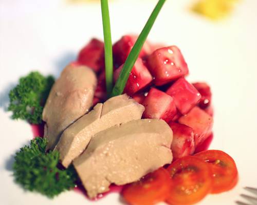 鹅肝水果沙拉1