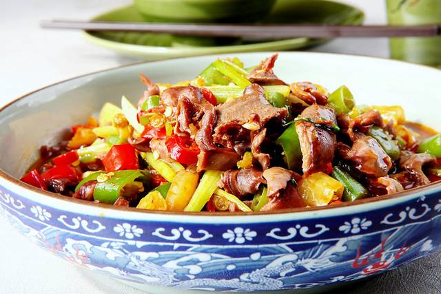 好黄焖鸡鸭杂图片