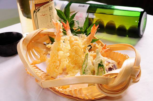 日式炸虾图片