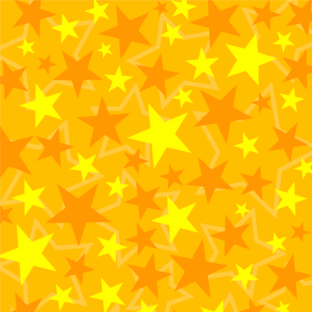 黄色五角星背景图案 图品汇