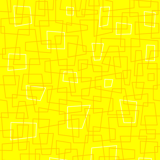 黄色线条四边形背景图案