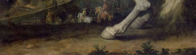 骑白马的男人欧洲宫廷油画