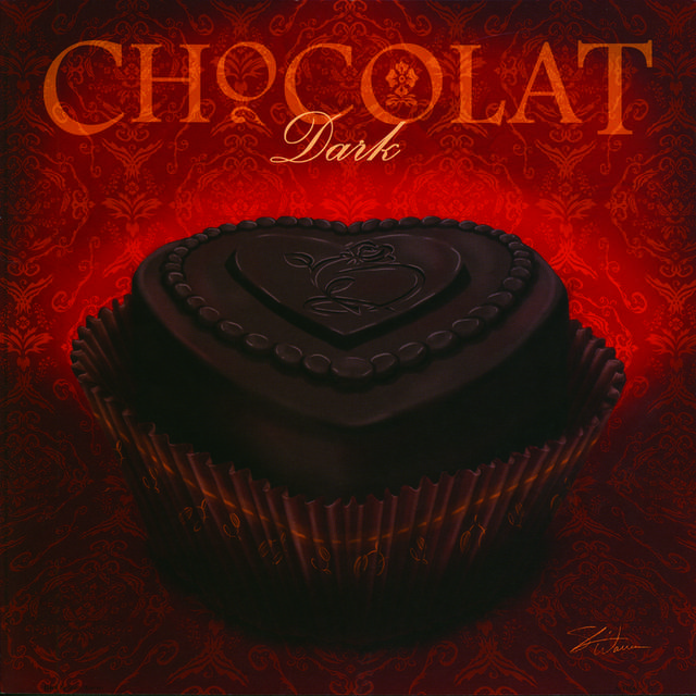 巧克力蛋糕装饰画1