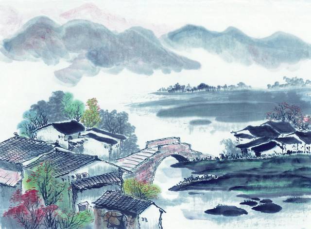 典雅山水装饰画3