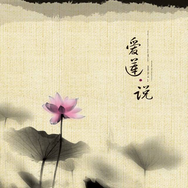 粉色荷花工笔画