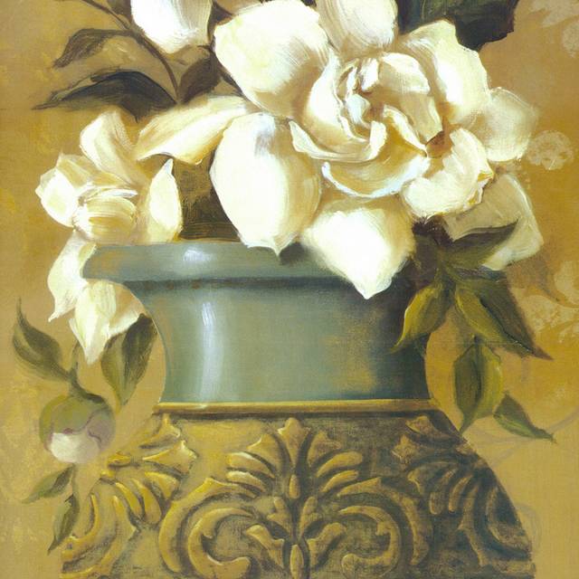 精美白花装饰画1