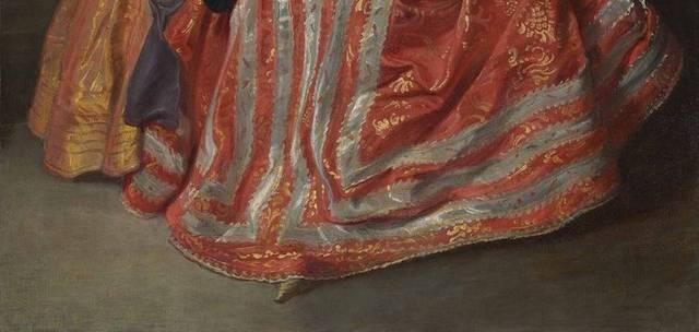 贵族母女欧洲宫廷油画