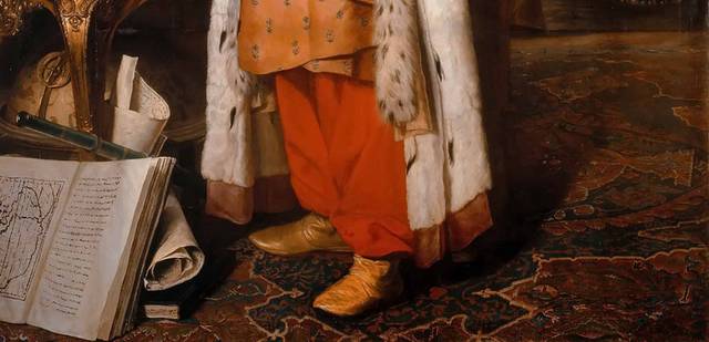 贵族男人欧洲宫廷油画