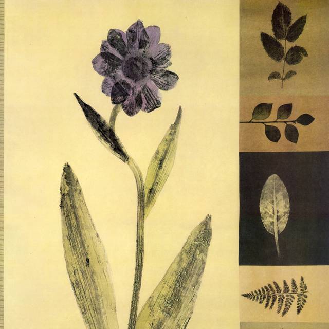 复古简约花卉装饰画1