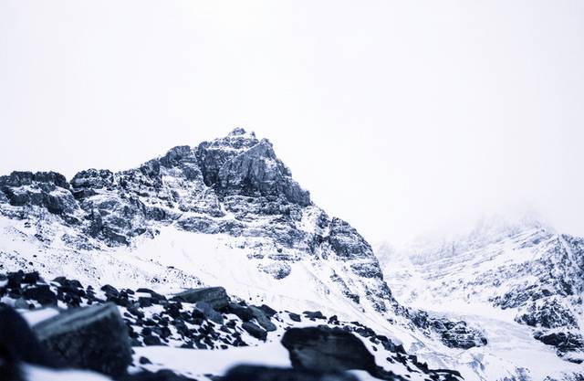 雪山精美装饰画