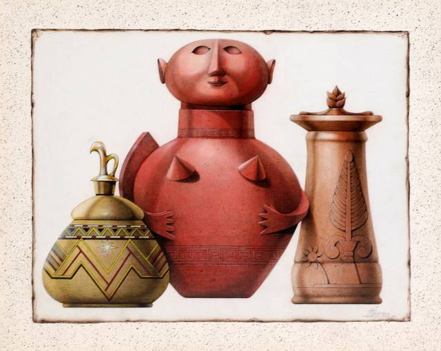古典异形陶瓷装饰画