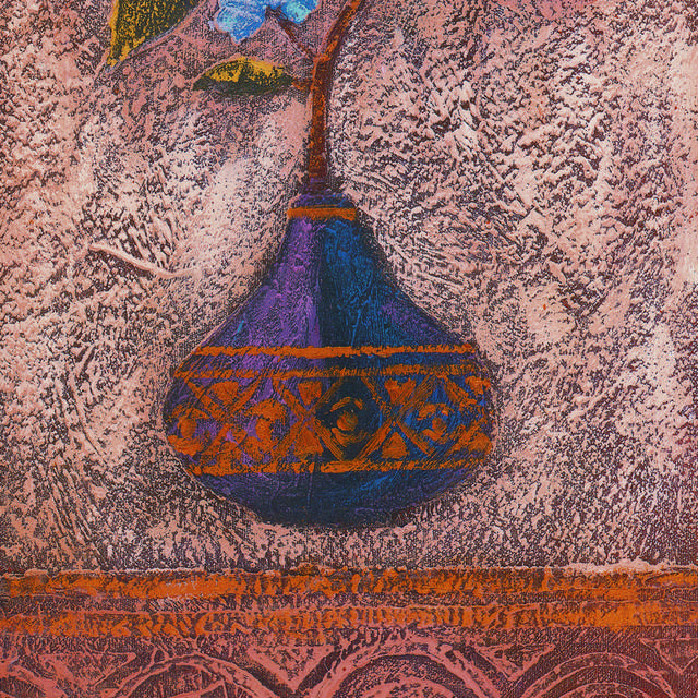 精美蓝花装饰画