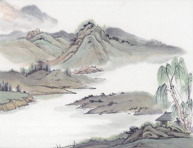 中国风山水装饰画4