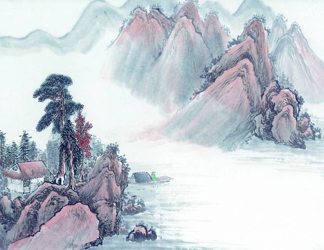 中国风山水装饰画5