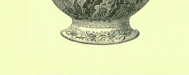 手绘古典花瓶装饰画