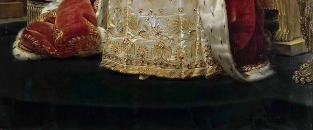 戴王冠的女人宫廷油画