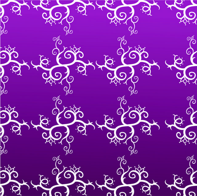 紫色花藤背景图案