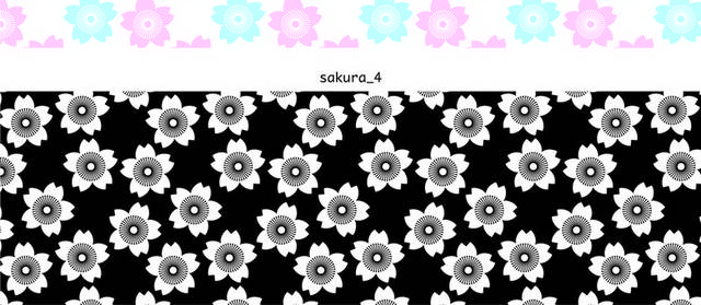 五瓣花朵背景图案