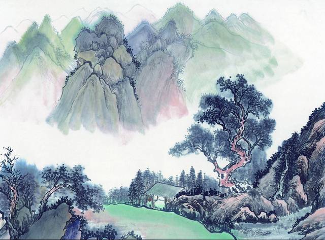 大好河山水墨装饰画2