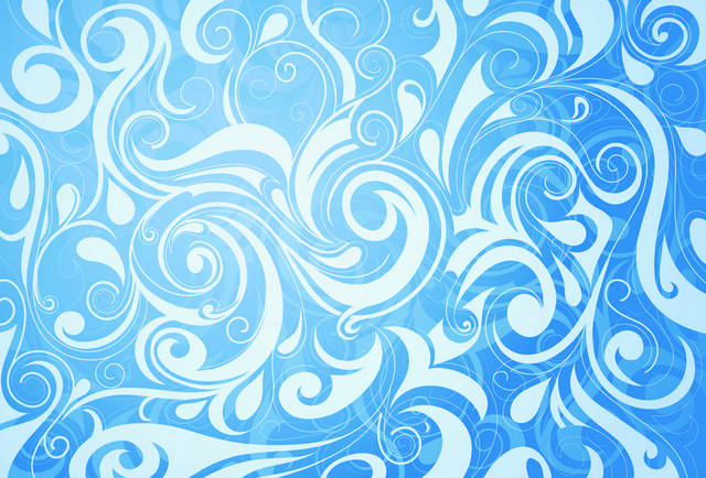 蓝色抽象线条背景图案