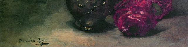 古典鲜花瓶装饰画1
