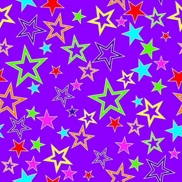彩色五角星背景图案