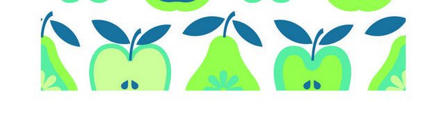 抽象绿色水果背景图案