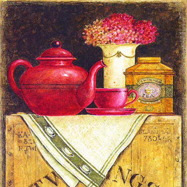 柜子上的茶壶装饰画2