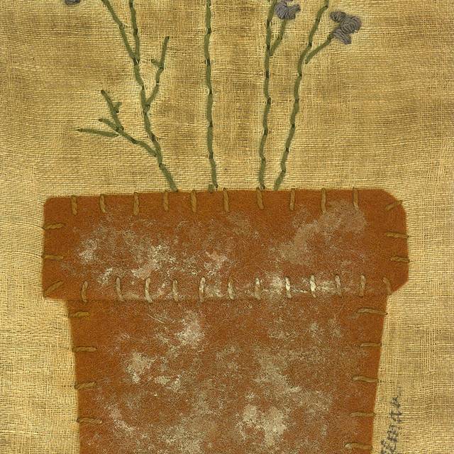 复古花盆装饰画