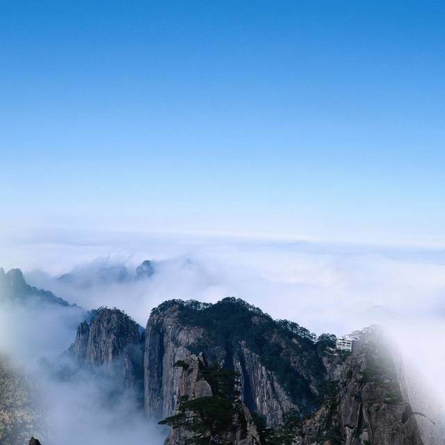 黄山迎客松客厅装饰画1