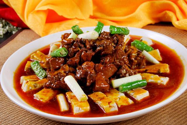 菜豆腐焖排骨图片