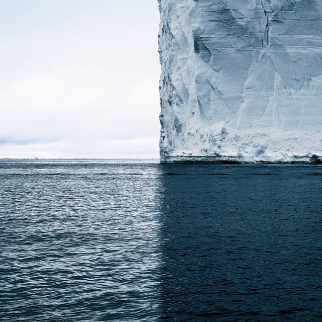 冰川大海装饰画
