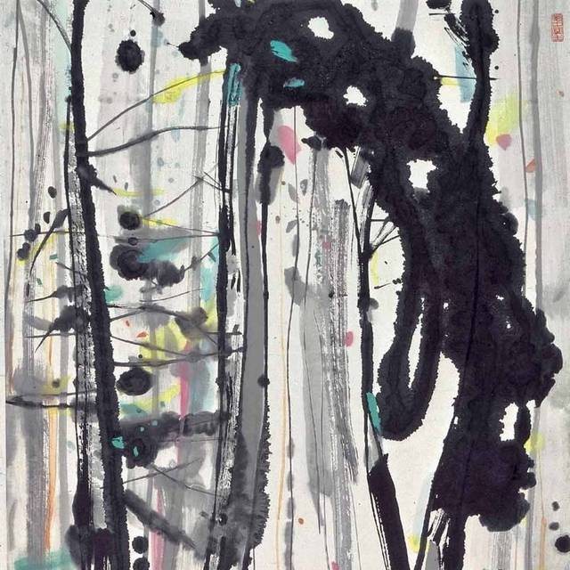 画作手绘吴冠中作品3
