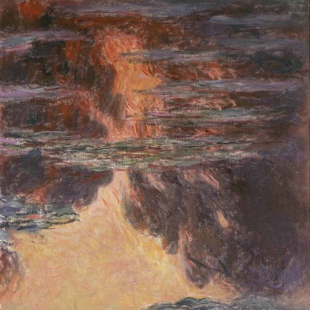 印象派手绘油画莫奈作品2