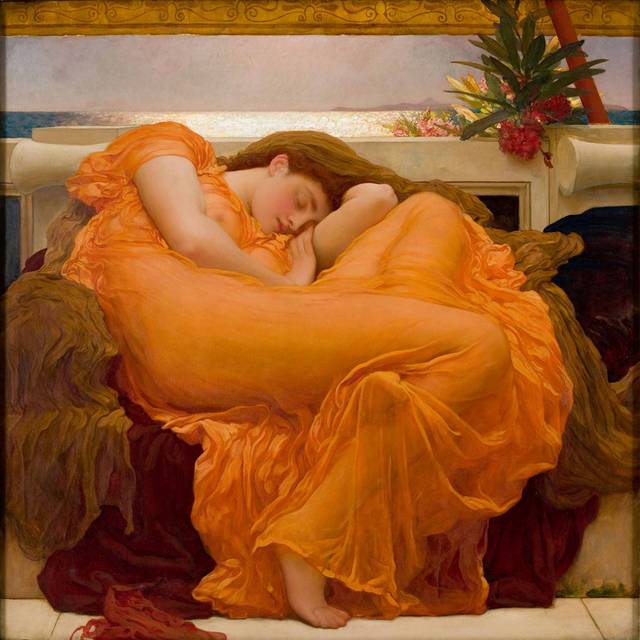 沉睡的少女欧洲宫廷油画