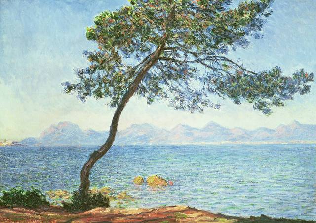 手绘莫奈印象派绘画1