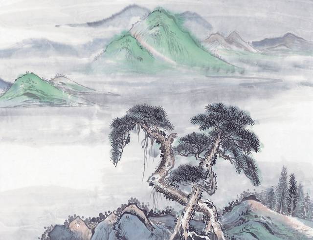 中式山水装饰画3