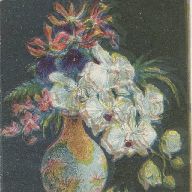 花瓶鲜花装饰画素材