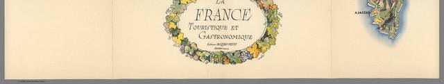 1948年出版法国古地图装饰画