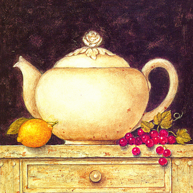 柜子上的茶壶装饰画5